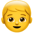 Boy face emoji