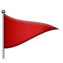 Triangular flag emoji