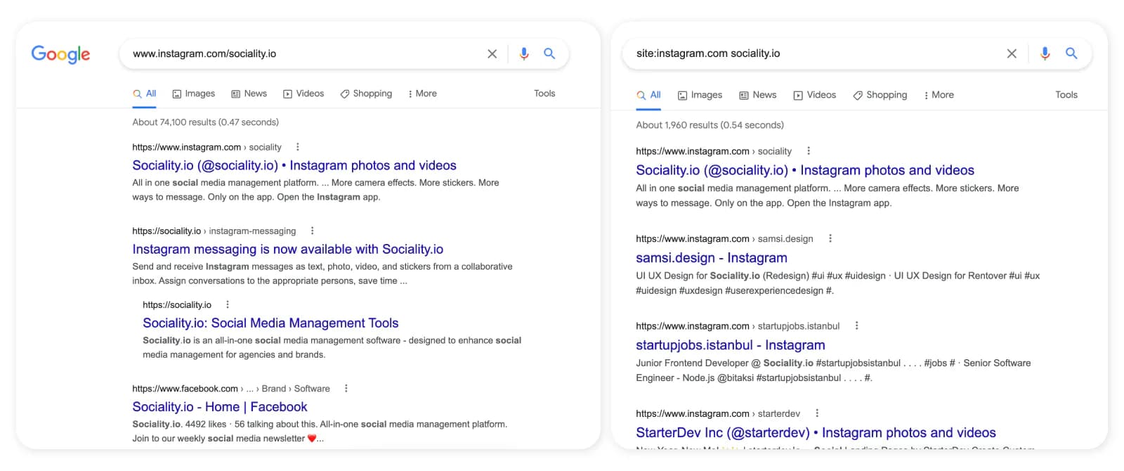 How to search Instagram users without an account